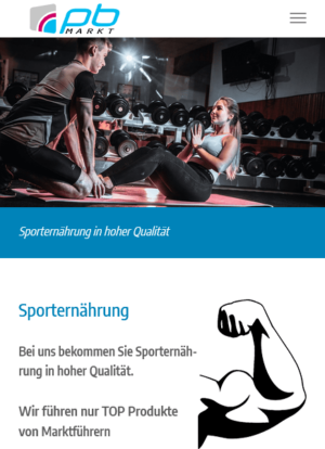 Sporternährungsshop inkl. Produktverkauf + Lieferantenzugang