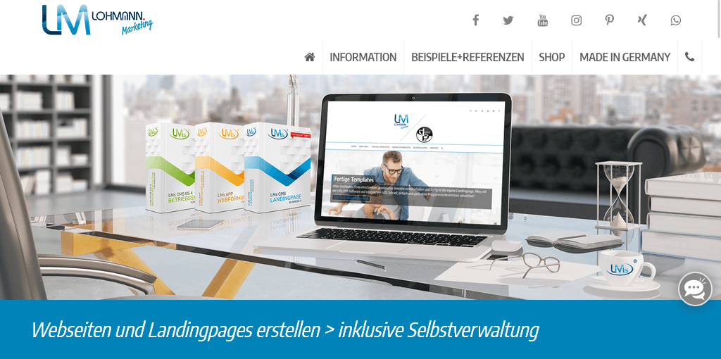Referenzen/Beispiele: Minishop von cms-firmenwebseite.de