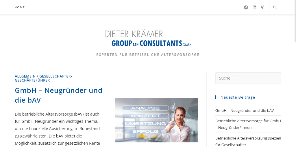 Referenzen/Beispiele: Blog von goc-gmbh.com/blog/