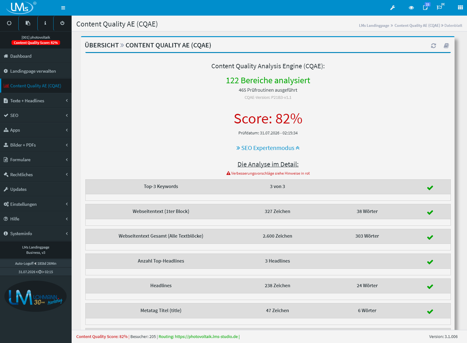 Landingpage Business 27 LMs CMS System LP Business 2