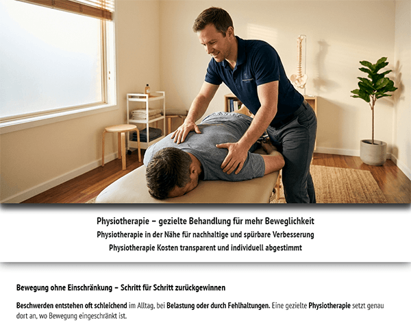 Landingpage Business 24 Landingpage Business: Muster 2023, Physiotherapie