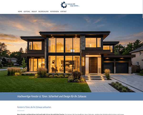 Landingpage Ultimate - Mietversion 9 Landingpage Ultimate: Muster 3008B, Fenster & Türen
