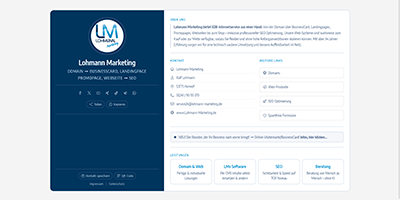BusinessCard01 Lohmann.Marketing